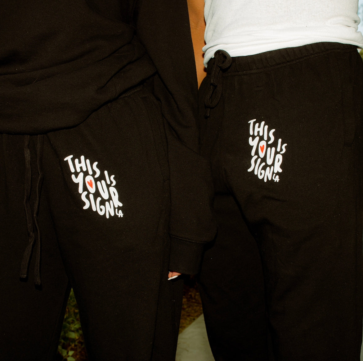 LET'S WALK HOME TOGETHER sweatpants